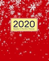 2020 Planner Weekly & Monthly 8X10 Inch