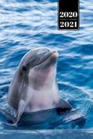 Dolphin Beluga Whale Porpoise Dolphinfish Week Planner Weekly Organizer Calendar 2020 / 2021 - Look Out of Water