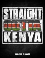 Straight Outta Kenya Undated Planner