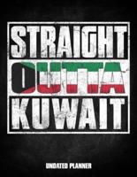 Straight Outta Kuwait Undated Planner