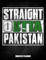 Straight Outta Pakistan Undated Planner