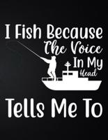 I Fish Because The Voice In My Head Tells Me To