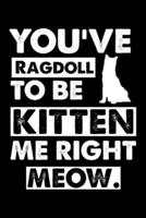 You've Ragdoll To Be Kitten Me Right Meow