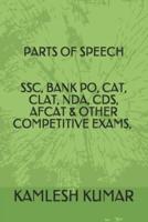 Parts of Speech Ssc, Bank Po, Cat, Clat, Nda, Cds, Afcat & Other Competitive Exams, Noun, Pronoun, Subject & Verb, Adjective
