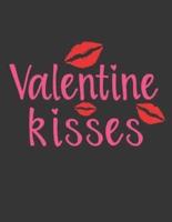 Valentine Kisses Notebook Gift