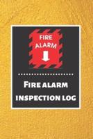 Fire Alarm Inspection Log