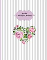 Hearts Composition Notebook