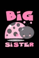 Pink Ladybug Big Sister Notebook