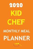2020 Kid Chef Monthly Meal Planner