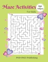 Maze Activities For Kids