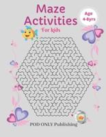 Maze Activities For Kids