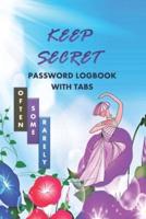 Keep Secret - Password Logbook