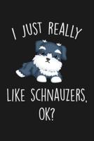 I Just Really Like Schnauzers Ok