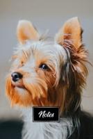 Yorkshire Terrier Dog Pup Puppy Doggie Notebook Bullet Journal Diary Composition Book Notepad - Tired Little Eyes