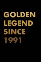 Golden Legend Since 1991 Organizer Notebook for Legend Since 90'S
