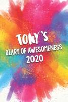 Tony's Diary of Awesomeness 2020