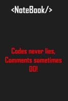 Codes Never Lies Comment Sometimes Do Coding Journal