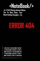 Eror 404 Coding Journal