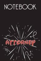 ATTORNEY Notebook, Simple Design