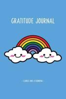 Gratitude and Affirmation Journal For Kids - Clouds and A Rainbow