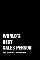 World's Best Sales Person Planner