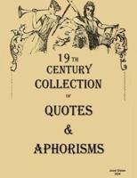19th century collection of quotes & aphorisms