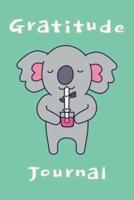 Gratitude and Affirmation Journal For Kids - Elephant Drinking Juice Cover Theme