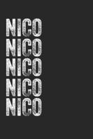 Name NICO Journal Customized Gift For NICO A Beautiful Personalized