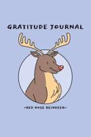 Red Nose Reindeer Gratitude and Affirmation Journal