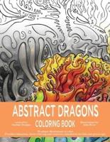 Abstract Dragons Coloring Book
