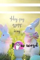WTF Is My PAWword - Rabbit & Bunny Password Book