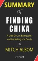 Summary of Finding Chika By Mitch Albom - A Little Girl, an Earthquake, and the Making of a Family