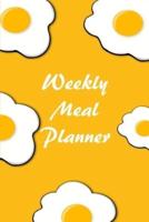 Wekly Meal Planer Eggs Notebook