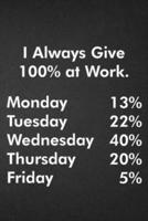 I Always Give 100% at Work.