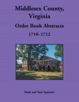 Middlesex County, Virginia Order Book, 1710-1712