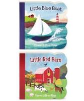 Little Red Barn and Little Blue Boat 2 Pack