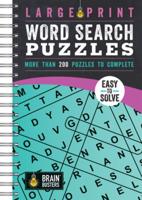 Large Print Word Search Puzzles Teal