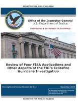 Office of the Inspector General Report: Review of Four FISA Applications and Other Aspects of the FBI's Crossfire Hurricane Investigation