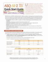 Ages & Stages Questionnaires¬: Social-Emotional (ASQ¬:SE-2): Quick Start Guide (French)