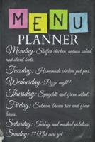 Menu Planner: Plan Your Weekly Menu for up to 2 Years!! Great Value!
