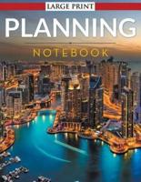 Planning Notebook - Large Print