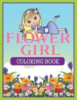 Flower Girl Coloring Book