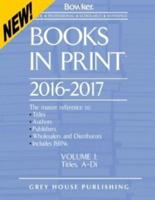 Books in Print, 2016-17