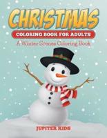 Christmas Coloring Books For Adults: A Winter Scenes Coloring Book