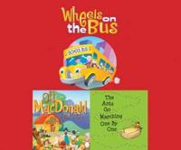 Wheels On The Bus; Old MacDonald Had a Farm; & The Ants Go Marching One By