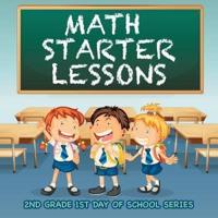 Math Starter Lessons : 2nd Grade 1st Day Of School Series