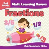 2nd Grade Math Learning Games: Fractions   Math Worksheets Edition