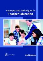 Concepts and Techniques in Teacher Education