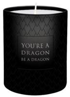 Game of Thrones: "Be A Dragon"Glass Votive Candle
