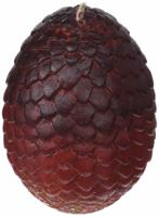 Game of Thrones Sculpted Dragon Egg Candle (Red)
